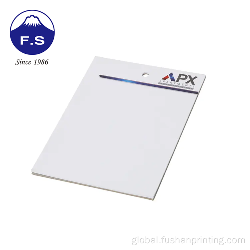 China Glued head woodfree paper customized logo notepad printed Supplier